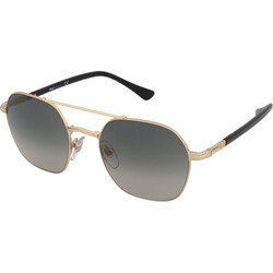 Persol PO2483S 1097/71 Γυναικεία Γυαλιά Ηλίου Τετράγωνα Μεταλλικά Χρυσά με Γκρι Degradee Φακό