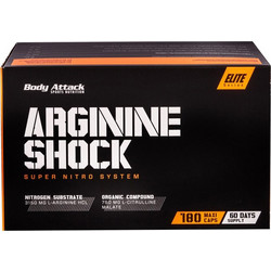Body Attack Arginine Shock 180 Κάψουλες