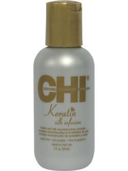 Chi Keratin Silk Infusion Silk Μαλλιών Κερατίνης για Επανόρθωση 59ml