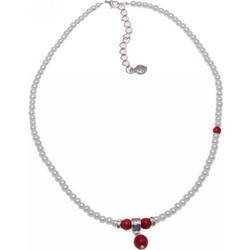 Kostibas Γυναικείο Ασημί με Πέρλα 1022-303E