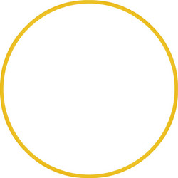 Amila Χουλα-Χουπ 19Mm Φ80 Κιτρινο Vinex 330Gr A Quality (98820)