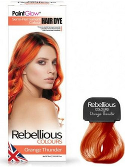 PaintGlow Rebellious Colours Orange Thunder Ημιμόνιμη Βαφή Μαλλιών Χωρίς Αμμωνία 70ml