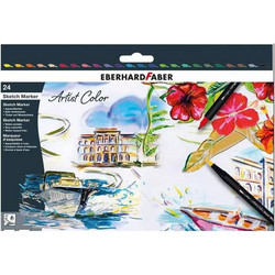 Eberhard Faber Artist Color Μαρκαδόροι Ζωγραφικής Σετ 24 Χρώματα