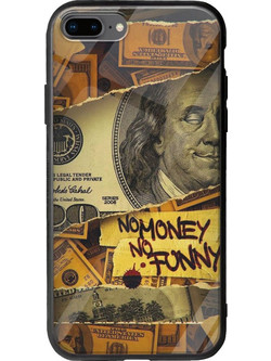 Θήκη No Money iPhone 8 Plus Groove TPU (Tempered Glass και TPU)