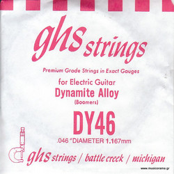 GHS DY46 Χορδή Ηλεκτρικής Κιθάρας Nickel Plated Steel 46"