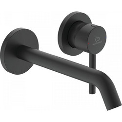 Ideal Standard Ceraline Μπαταρία Εντοιχισμού Νιπτήρα Μαύρη A6938XG