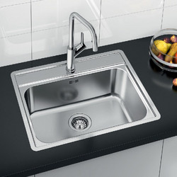 Blanco Lemis 6 IF Ένθετος Νεροχύτης Inox Σατινέ 61.5x50cm