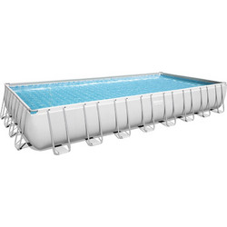 Bestway Rectangular Frame 15534 Πισίνα Πλαστική με Μεταλλικό Σκελετό 956x488x132cm