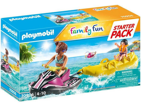 Playmobil Family Fun Starter Pack Jet Ski & Φουσκωτή Μπανάνα για 4-10 Ετών 70906