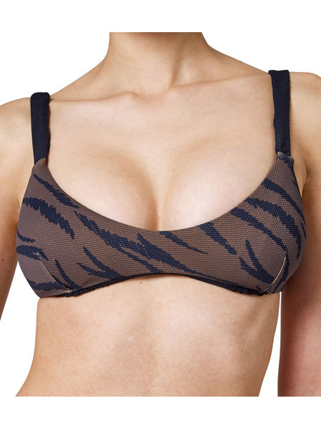 Sundek Bikini Top Μπουστάκι Animal Print Σοκολατί GW274KTL629S-OFRIDE