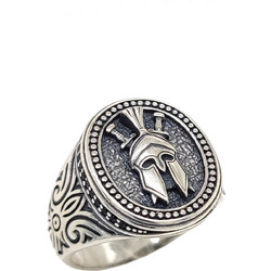 Δαχτυλίδι Anastasios Creations ασήμι 925 με περικεφαλαία FD864