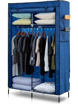 Herzberg HG-8012: Ντουλάπα αποθήκευσης Μπλε Herzberg Home & Living
