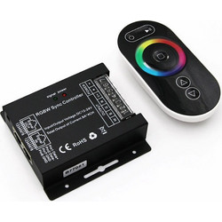Adeleq Τηλεχειριζόμενος Μηχανισμός RGB-W Με Dimmer Ραδιοσυχνοτήτων RF 4x8A 12Vdc 384W Και 24Vdc 768W 30-381224