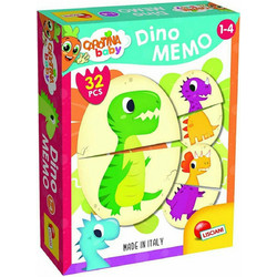 Lisciani Giochi Carotina Baby Memo Dinosaurs Επιτραπέζιο Παιχνίδι για Παιδιά 1+ Ετών για 1-4 Παίκτες
