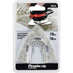 Black and Decker Piranha X26130 Ράσπα Πολυεργαλείου Δέλτα 75mm για Ξύλο και Δομικά