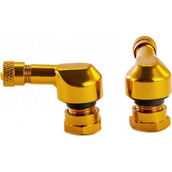 Puig Γωνιακές Βαλβίδες Ελαστικού Race Valves 11mm Gold 2τμχ 5591G