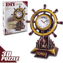 Puzzle Ρολόι Τιμόνι Καραβιού 54 Κομμάτια