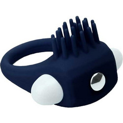 Dream Toys Rings of Love Stimulating Cock Ring Ελαστικό Δαχτυλίδι Πέους Σιλικόνης με Δόνηση Μπλε