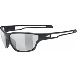 Uvex Sportstyle 806 S53.2.064.2201 Αθλητικά Γυαλιά Ηλίου Ορθογώνια Κοκάλινα Μαύρα με Μαύρο Polarized Φακό