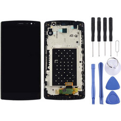 LCD Screen and Digitizer Full Assembly with Frame for LG G4 Beat / G4 Mini(Black) (OEM)