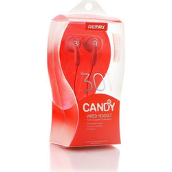 Remax DM-DM-301R Handsfree Earbud 3.5mm Red