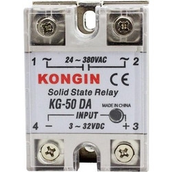 KONGIN KG-50DA AC 24-380V Solid State Relay for PID Temperature Controller, Input: DC 3-32V (OEM)