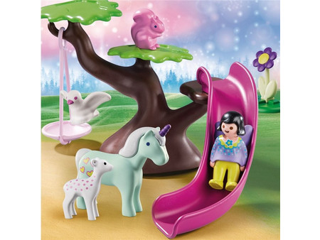 Playmobil 1-2-3 Νεραϊδούλα & Ζωάκια στην Παιδική Χαρά για 1,5-4 Ετών 70400