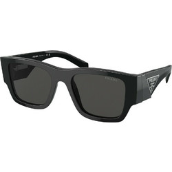 Prada PR10ZS 1AB5/S0 Ανδρικά Γυαλιά Ηλίου Τετράγωνα Κοκάλινα Χρυσά με Μαύρο Polarized Φακό