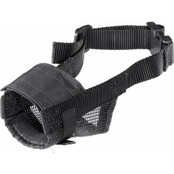 Ferplast φίμωτρο σκύλου Muzzle Net Extra Large A:47/69cm-B:17/35cm-C: 12,5cm κατασκευασμένο από ανθεκτικό νάιλον δίχτυ