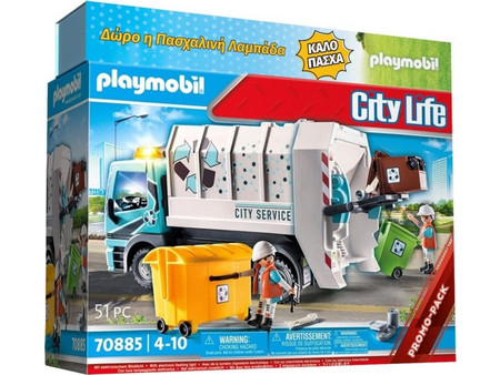 Playmobil Φορτηγό Ανακύκλωσης για 4-10 Ετών 6110
