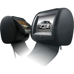 7" Προσκέφαλο DVD/USB Player Σε Μαύρο Χρώμα Με Φερμουάρ (τεμάχιο)