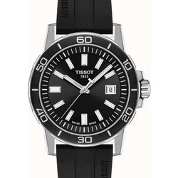 Tissot Supersport Chrono Ανδρικό Ρολόι Χρονογράφος με Μαύρο Καουτσούκ Λουράκι T125.610.17.051.00