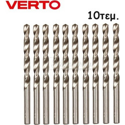 Τρυπανι μεταλλου Φ 2.5x57mm HSS 10τεμ. VERTO 60H073 600738
