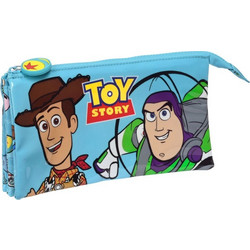 Safta Disney Pixar Toy Story Ready To Play Κασετίνα με 3 Θήκες Γαλάζια 812331744