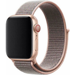 Devia Deluxe Sport3 Λουράκι Υφασμάτινο Pink (Apple Watch 42 / 44 / 45 / 49mm)