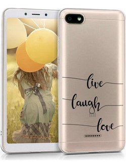 KW Slim Fit Gel Case Live Laugh Love (45587.01) Θήκη Σιλικόνης (Xiaomi Redmi 6A)