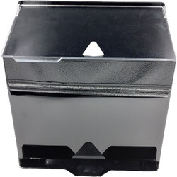 Θήκη για Καλαμάκια Μαύρη Μονή 25x15x25cm (02-44-18-821Μ)