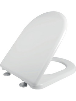 Elvit 0017 Καπάκι Λεκάνης D-Shape από Βακελίτη Λευκό 47x35.5cm 11-20