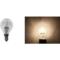 ΛΑΜΠΑ ΑΛΟΓΟΝΟΥ ΣΦΑΙΡΙΚΗ ECO Φ45mm Ε14 230V 42W ΔΙΑΦΑΝΗ 14-7142
