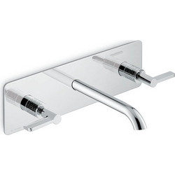 71121E Blink Chic Luxury NewForm Ιταλική Εντοιχιζόμενη Μπαταρία Νιπτήρα Μπάνιου με Ενιαία Ροζέτα 15,9cm +6 Χρώματα Χάλκινο