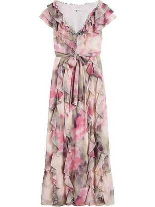 Ted Baker Midi Καθημερινό Φόρεμα Floral Πολύχρωμο 268256