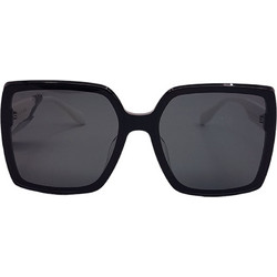 Bolon BL3085 C11 Γυναικεία Γυαλιά Ηλίου Τετράγωνα Κοκάλινα Μαύρα με Μαύρο Polarized Φακό