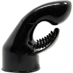 Baile Power Head Dual Stimulation Wand Massager Head Κεφαλή Δονητή για Μασάζ Μαύρη