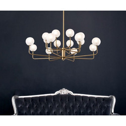 Luma Lighting 100-01366-20 Ελληνικό Προϊόν 16 Φωτο Χρυσό Φωτιστικό