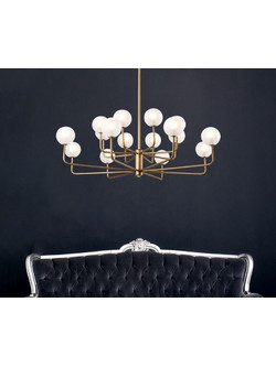 Luma Lighting 100-01366-20 Ελληνικό Προϊόν 16 Φωτο Χρυσό Φωτιστικό