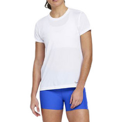 Saucony Stopwatch Γυναικείο Αθλητικό T-Shirt Λευκό SAW800370-WH