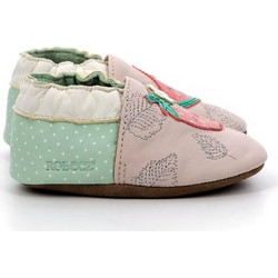 Robeez Βρεφικά Slip Ons Αγκαλιάς Ροζ Πράσινο Mint 771041-10-133