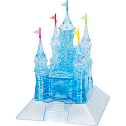 Puzzle 3D Crystal Puzzle Blue Castle 3D 125 Κομμάτια
