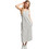 Superdry Midi Καλοκαιρινό Καθημερινό Φόρεμα Γκρι W8011278A-8ZX