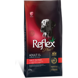 Reflex Plus Adult Medium & Large Light & Sterilised with Lamb 15kg